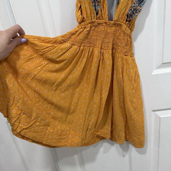 $108 Free People Walking Through My Dreams Dress Goldensun Combo‎ XS - Picture 8 of 11
